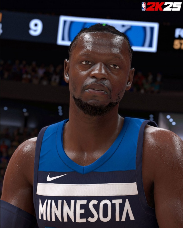 像不像？？NBA2K25上線尼克斯唐斯和森林狼蘭德爾