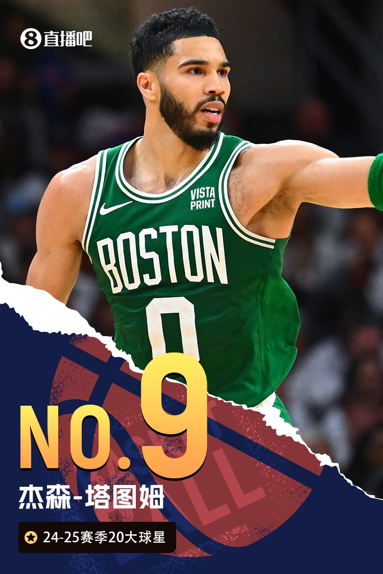 NBA新賽季20大球星之No.9：塔圖姆